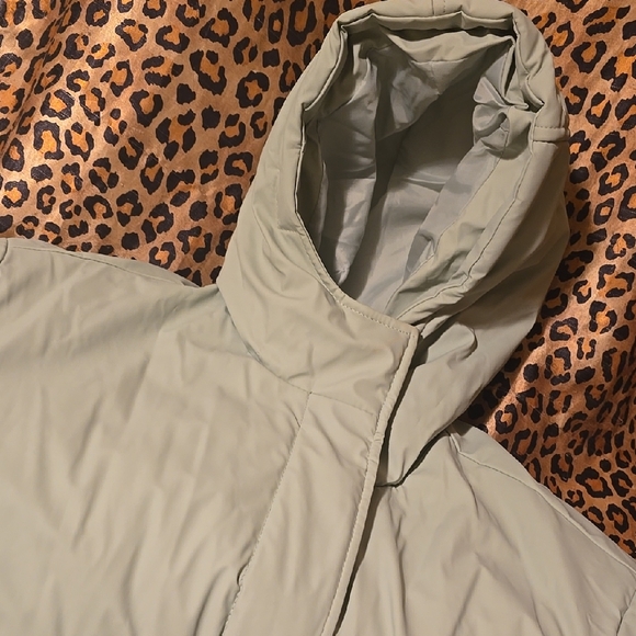 Stylish Hooded Jacket in Light Green - Picture 2 of 9